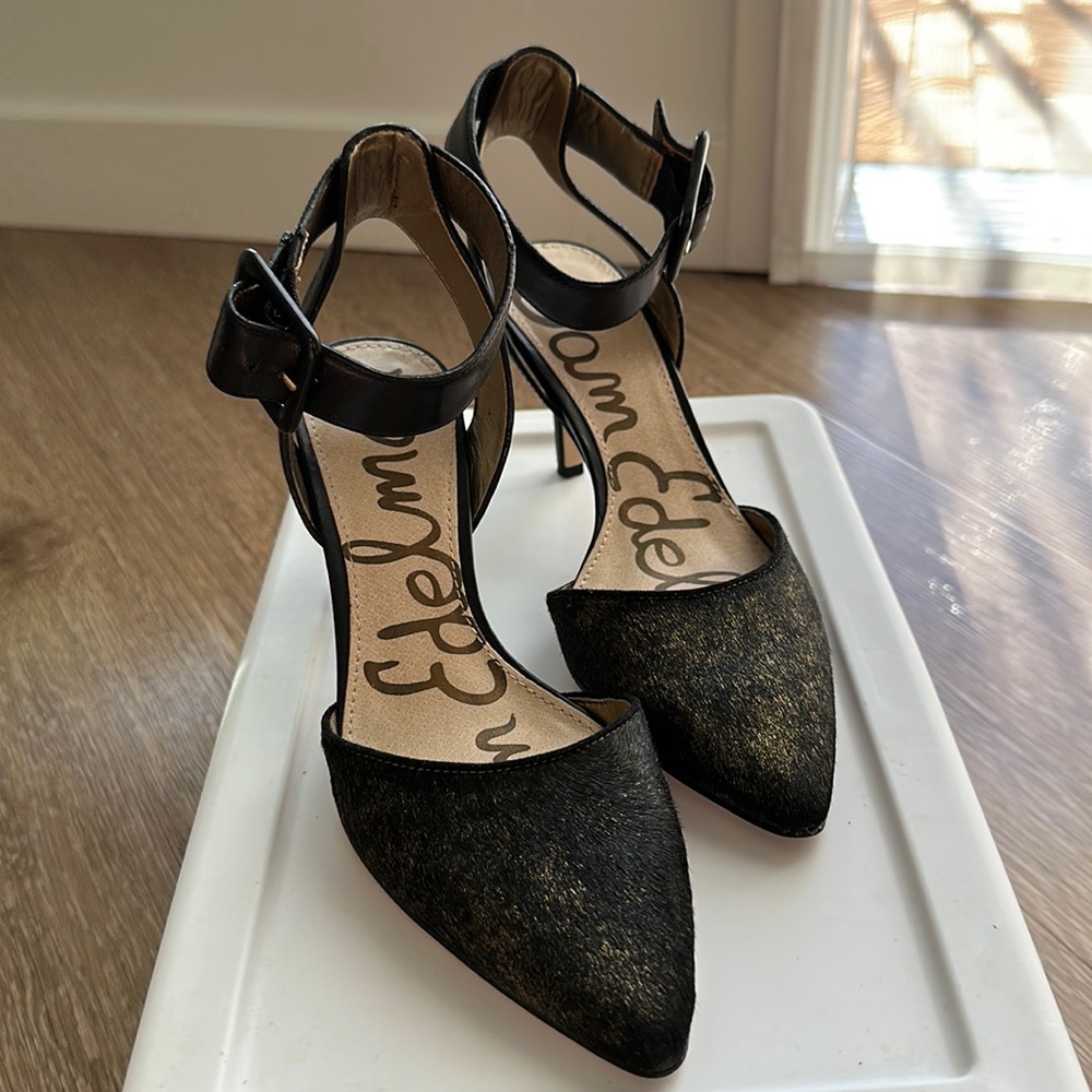 Sam Edelman size 5 ankle strap stiletto